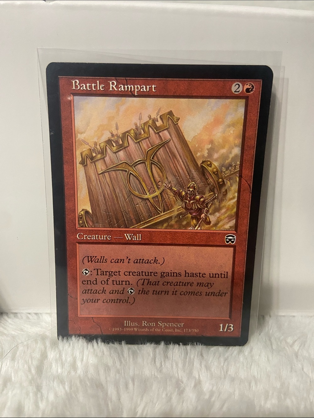 Battle Rampart - Red Trading Card Magic The Gathering